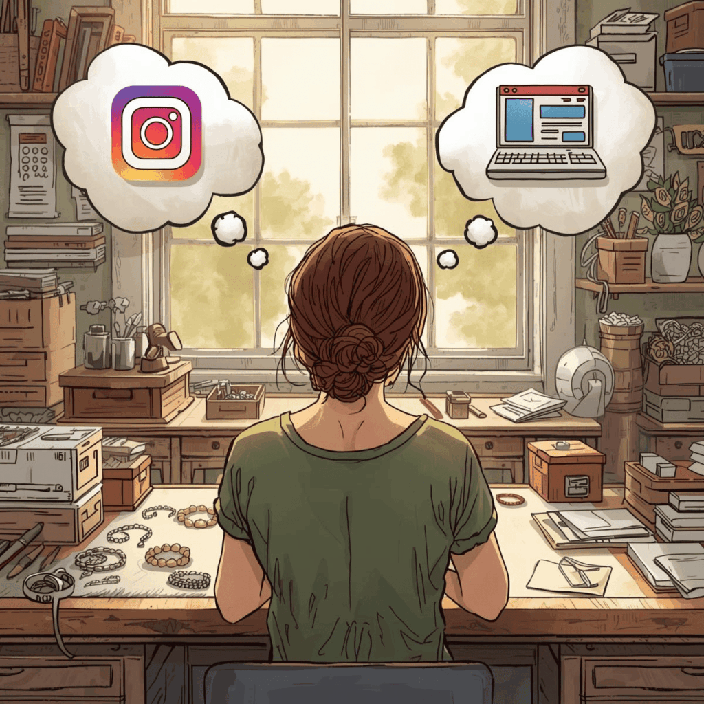 Instagram ou site internet