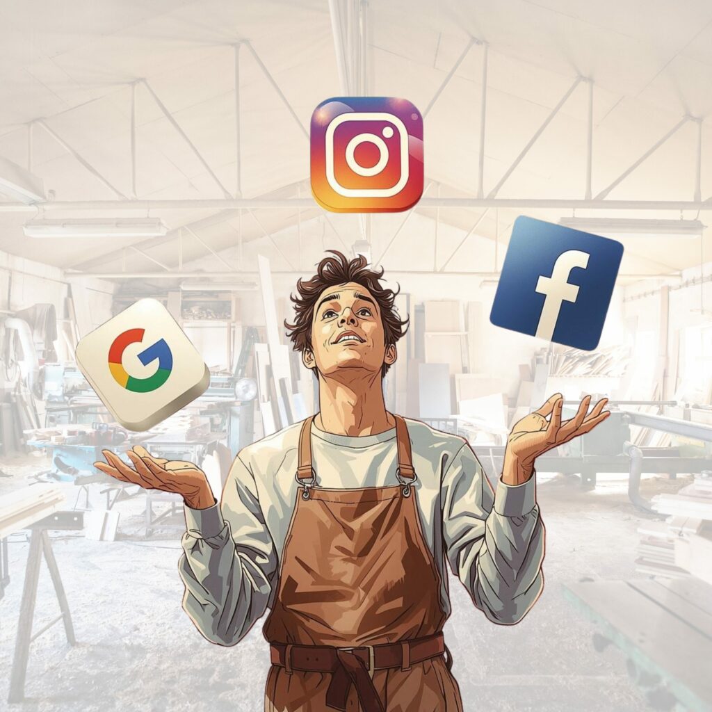 Facebook, Instagram ou Google : où être visible quand on est artisan ? - SPARTACOM BLOG 4 SPARTACOM BLOG visibilite-artisan-digital